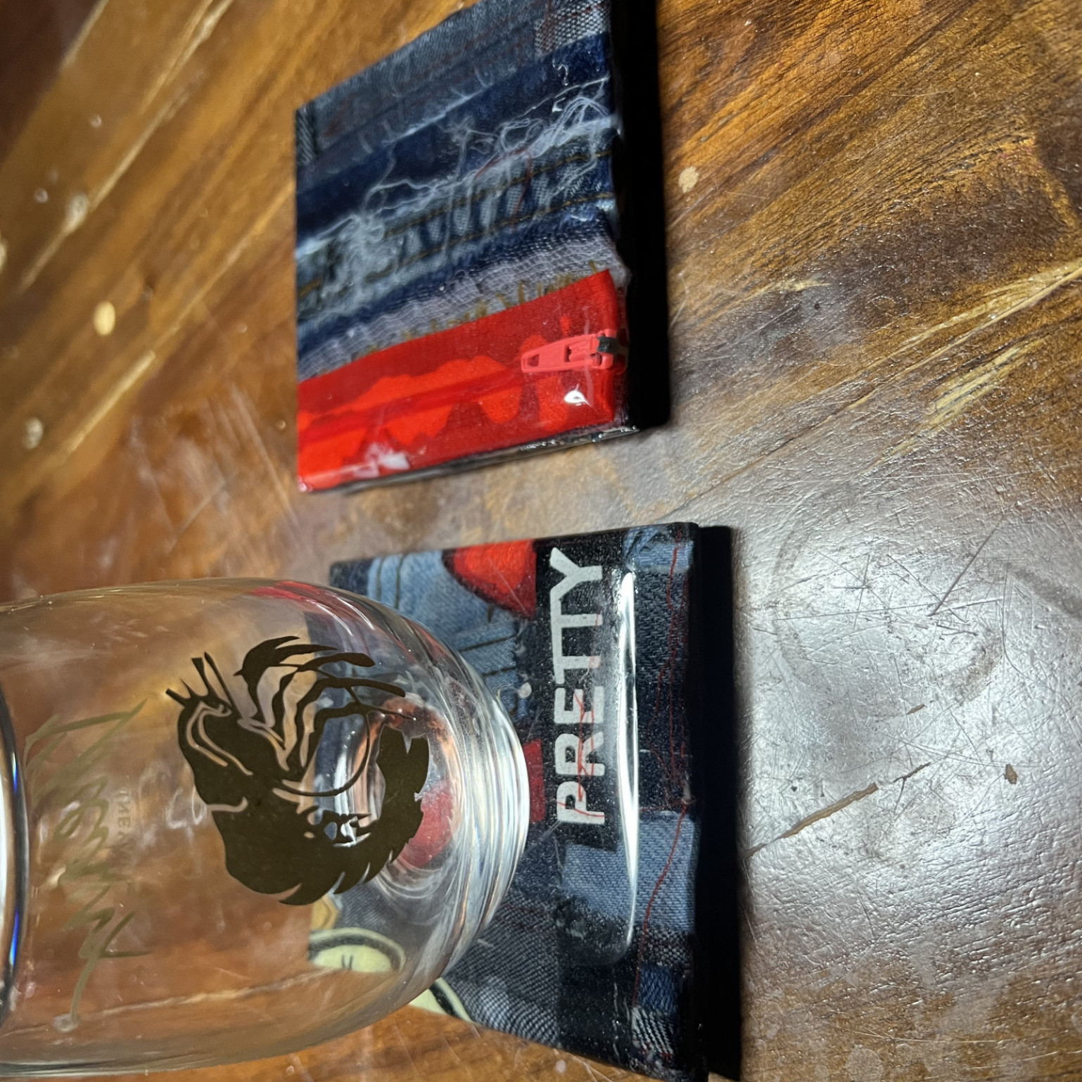 Denim Resin Coasters